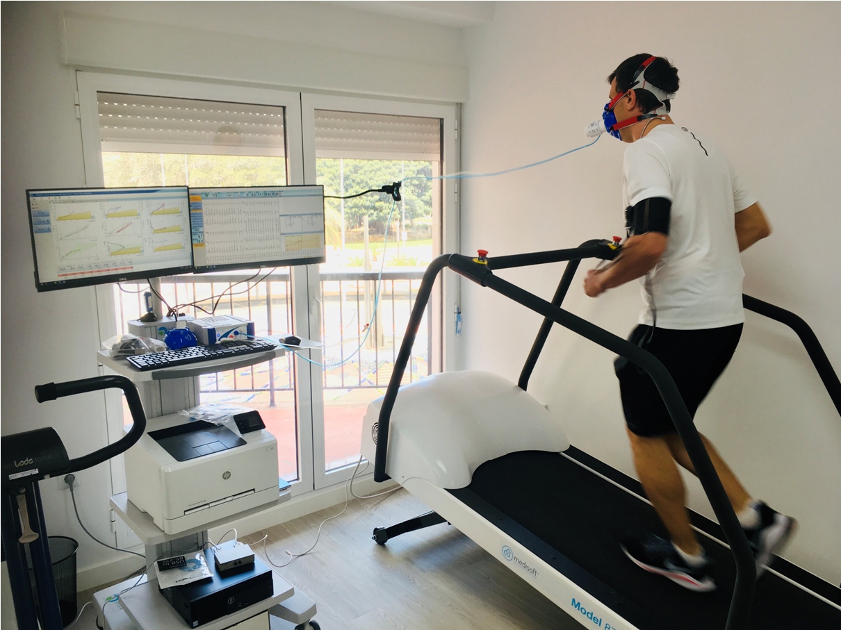 Prueba de esfuerzo, ergoespirometría, cinta, treadmill